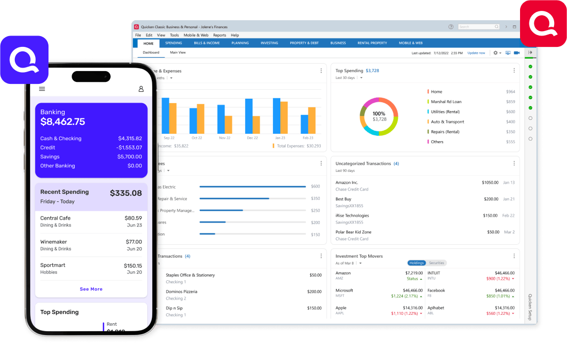 Quicken Simplifi budgeting app screenshot