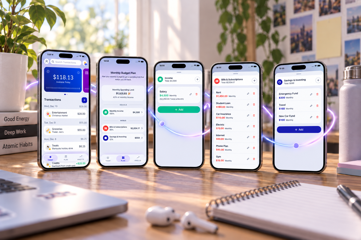 BentoMoney iOS spending tracker app