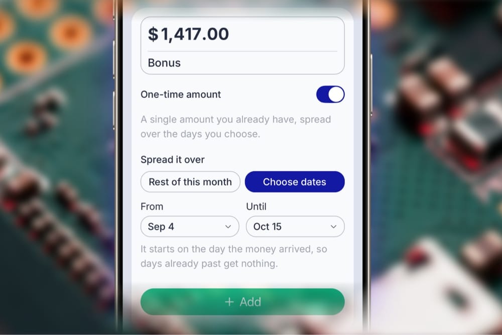 BentoMoney 1.1.1: One-time income, steadier widgets, and a smoother start